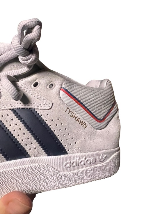 Adidas Tyshawn Grey Collegiate Navy Gold Metallic main image 9
